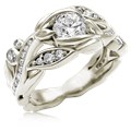 Garden Trellis Engagement Ring