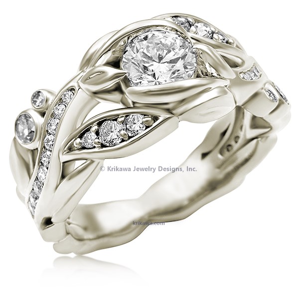 Garden Trellis Engagement Ring