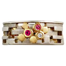 Klimt Wedding Band 1 - top view