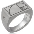 Fibonacci Signet Ring