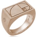 Fibonacci Signet Ring