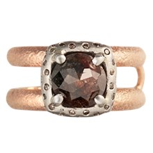 Future Relic Scaffolding Engagement Ring - top view