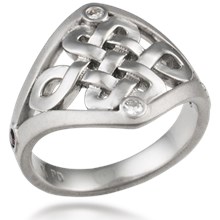 Tibetan Knot Wedding Band