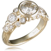 Wood Fairy Engagement Ring