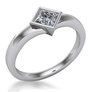 Princess Cut Diamond Kite Setting 2025
