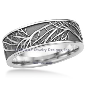 Tree of Life Wedding Band