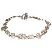Mokume Stepping Stone Bracelet