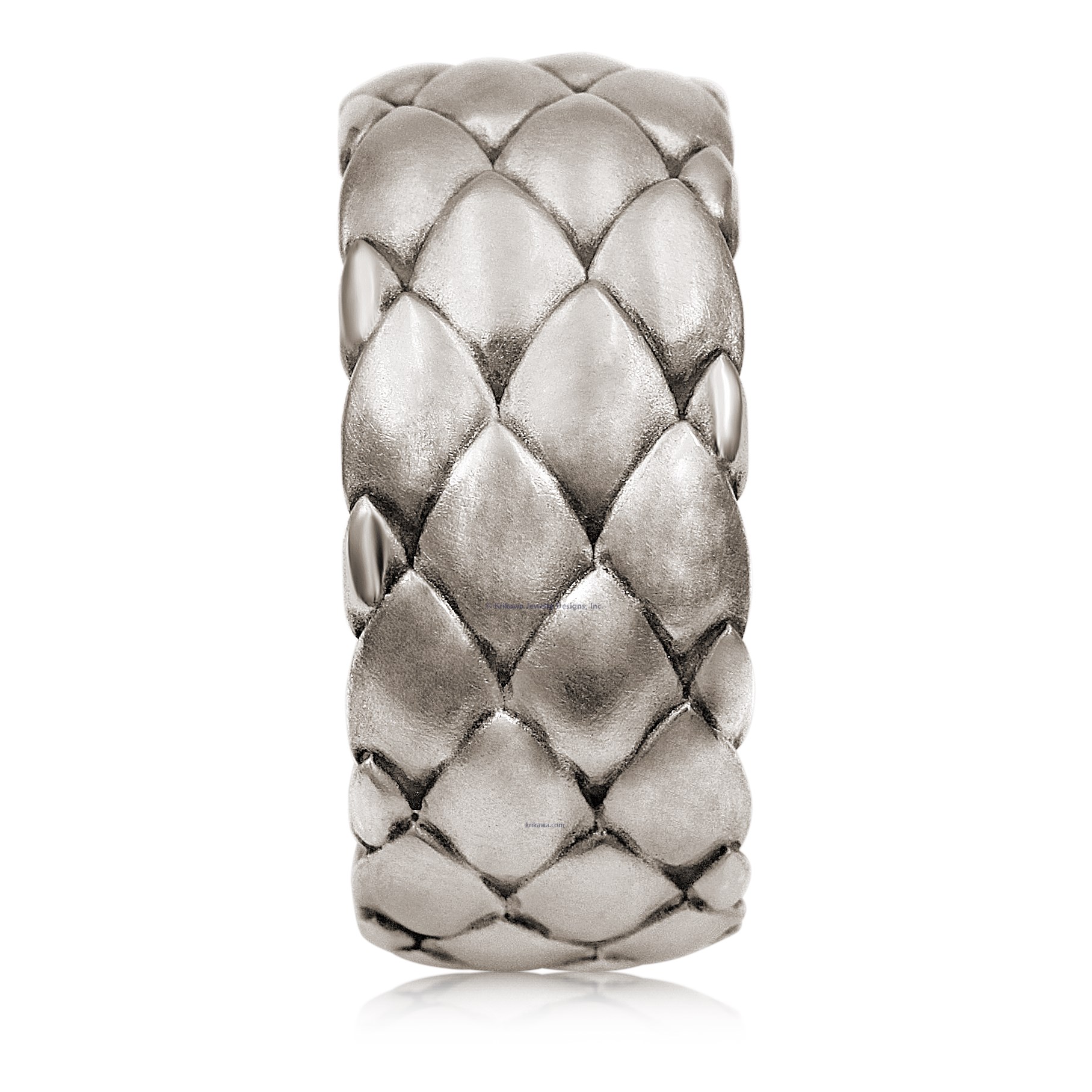 Dragon Scales Wedding Band