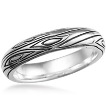 Tree Branch Wedding Band