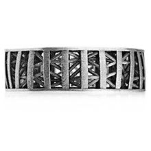 Trestle Wedding Band - top view