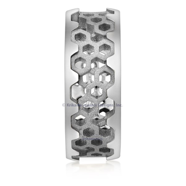 Hex Wedding Band