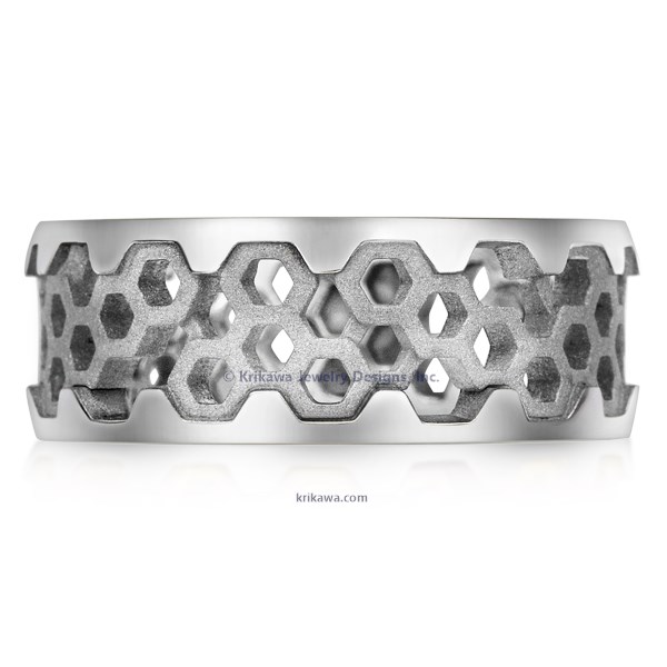 Hex Wedding Band