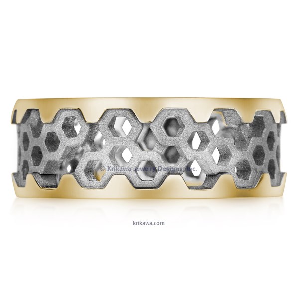 Hex Wedding Band