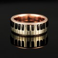 Musician and Pianist's Detailed Piano Wedding Band