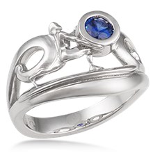 Silver Surfer Engagement Ring