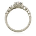 Express yourself with this bubbly ring style! Lightweight and sparkly, this engagement ring is made from bezel-set diamonds clustered together like bubbles.