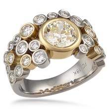 Bubble Engagement Ring