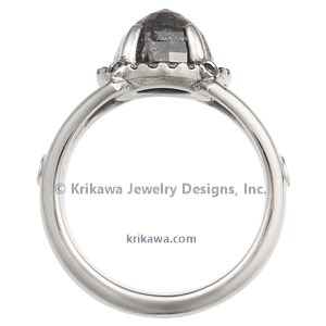 Raw Claw Engagement Ring