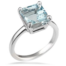 Large Basket Solitaire Engagement Ring