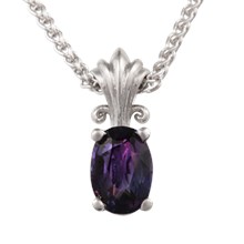 Gemstone Curls Pendant
