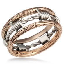 Barbed Wire Wedding Band
