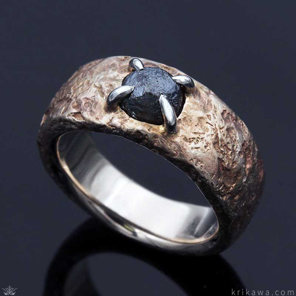 Ancient Roman Style Engagement Ring