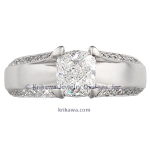 Modern Juicy Light Engagement Ring