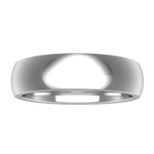Plain Wedding Band Heavy Wide  - top view