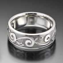 Eternity Vine & Leaf Size 7