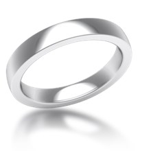 Plain Wedding Band Standard Narrow