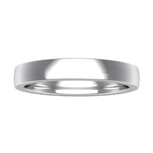 Plain Wedding Band Standard Narrow - top view