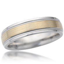 Flat Band With Beaded Edges