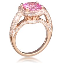 Elizabethan Pave Engagement Ring