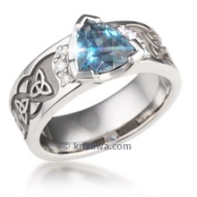 Celtic Knot Trinity Engagement Ring  
