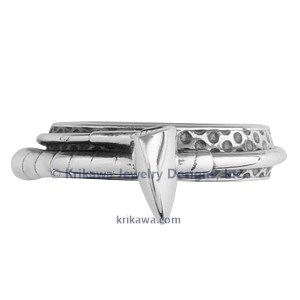 Gezondheid neus Appartement Golf Ring, Golf wedding ring - Krikawa