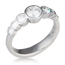 Seven Stone Anniversary Ring