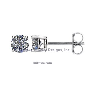 1/2 CTW Diamond Earrings