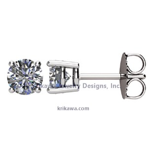 1 CTW Diamond Earrings
