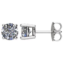 1.5 CTW Diamond Earrings
