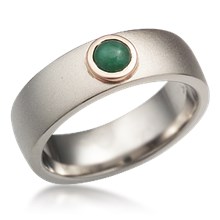 Bezel Wedding Band