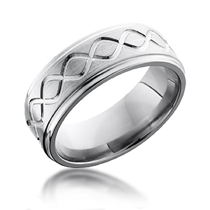 Milled Infinity Pattern Band
