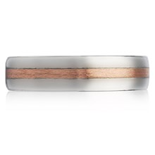 Center Gold Inlay Band - top view