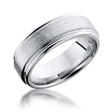Flat Band with Rounded Edges