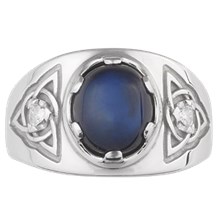 Celtic Knot Men's Ring - top view