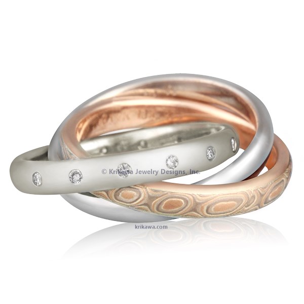 Mokume Rolling Ring