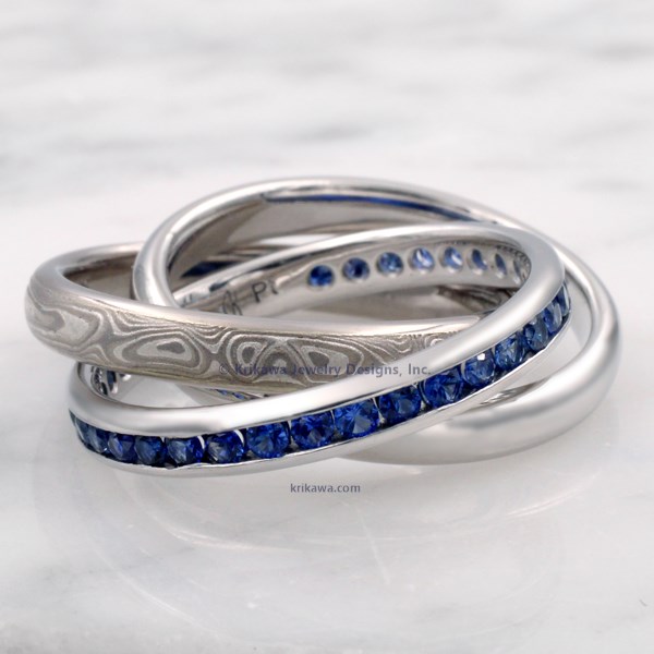 Mokume Rolling Ring