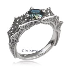 Bat Engagement Ring 