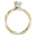 Tight Twisted Engagement Ring