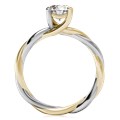 Tight Twisted Engagement Ring