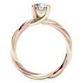 Tight Twisted Engagement Ring